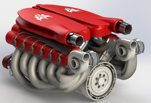 DOHC V12װlәCģ3DD STEPʽ