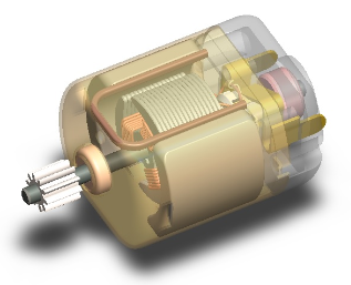 DC MotorСֱ늄(dng)C(j)ģ3DD SolidworksO(sh)Ӌ(j)