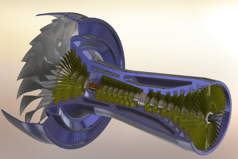 Gas Turbine Engineȼ?x)݆C(j)l(f)(dng)C(j)ģ3DD Solidworks