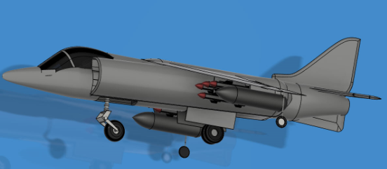  AV-8BC(j)3D(sh)ģD STEP STLʽ