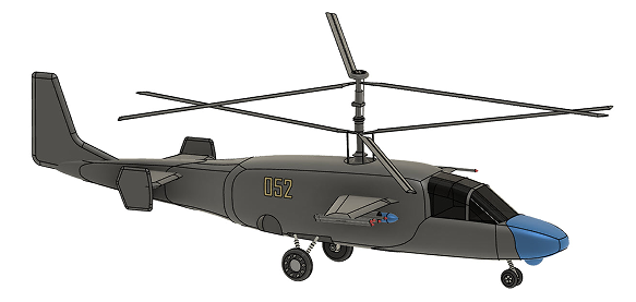  Ka-52_˹bֱC3DģD STEP STLʽ