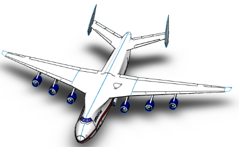 AN-225 -225\ݔCģ3DD SolidworksOӋ