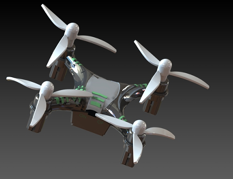 Mini DroneSo(w)˙C(j)3D(sh)ģD SolidworksO(sh)Ӌ(j)