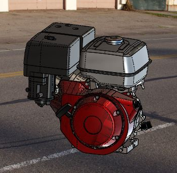 Honda gx340-390lәC3Dģ͈D STEPʽ