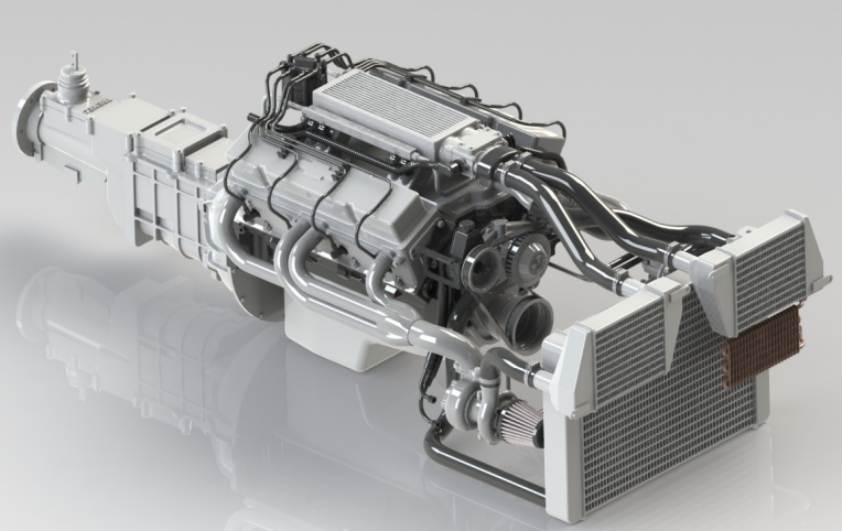 ͨ܇V8 350lәC3DD SolidWorksOӋ STEP