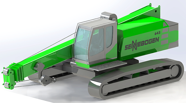 SENNEBOGENĎʽؙC(j)ģ3DD SolidworksO(sh)Ӌ(j)