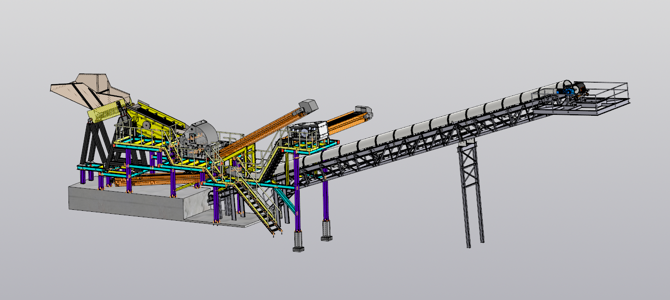 Industrial Sand Processing LineIɰ̎3DģD STPʽ