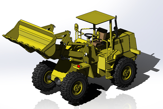 Wheel Loader݆ʽbdC(j)3D(sh)ģD SolidworksO(sh)Ӌ(j)