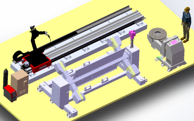 robotic welding workstationC˺ӹվ3DģD x_tʽ
