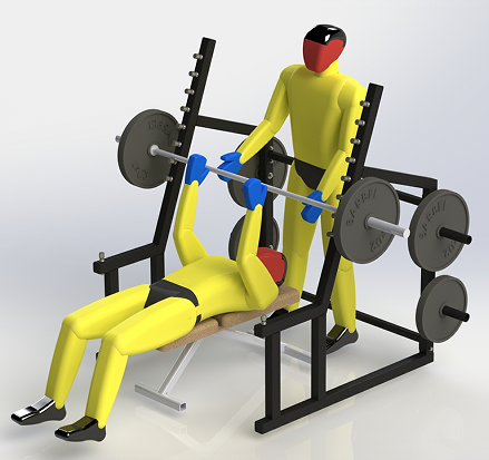Barbell Rack⏼3DģD SolidworksOӋ