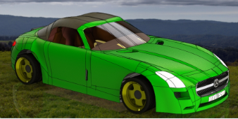 Mercedes SLSYI܇ģ3DD SolidworksOӋ