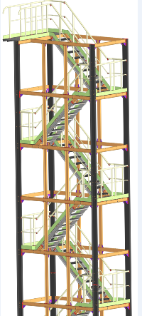 Silo ladder multilevelͲ}A3DģD STPʽ