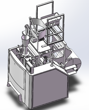 VFFS Makinesi-3bC3D(sh)ģD SolidworksO(sh)Ӌ