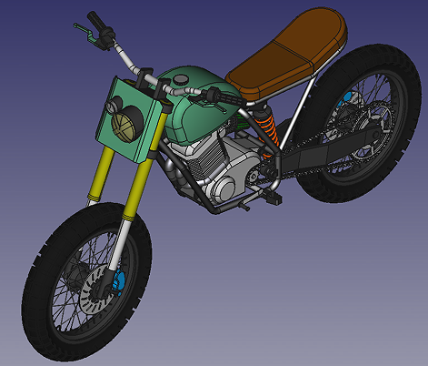 Scrambler Bike(jin)Ħ܇(ch)3DD STEPʽ