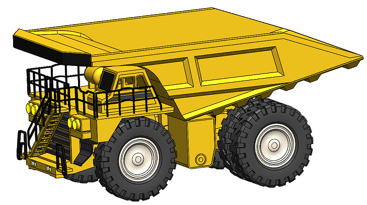 Truck Cat 793Dر793DھCģ3DD SolidworksOӋ