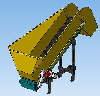 Elevating belt϶ʽݔ͙C(j)3D(sh)ģD STPʽ