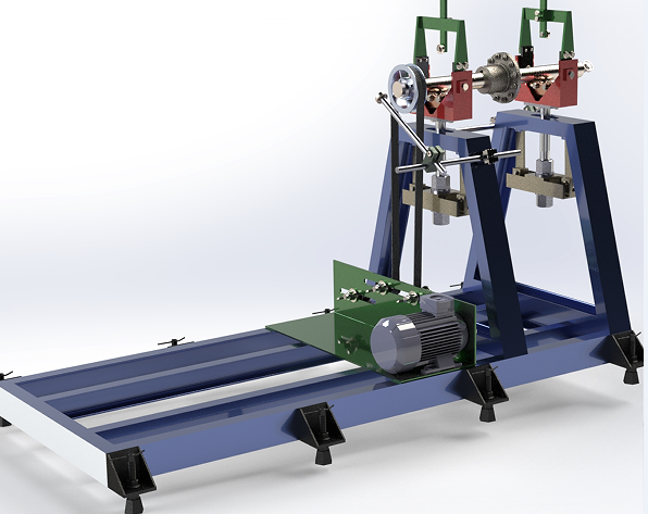 1000Kg Balancing Machine 1000KgƽC(j)3D(sh)ģD SolidworksO(sh)Ӌ(j)