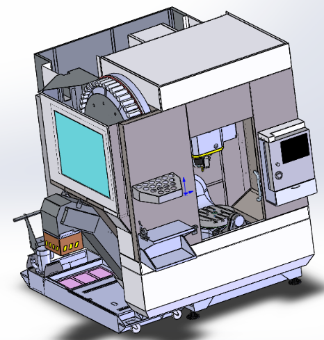 HASS UMC-500Sӹ3DģD SolidworksOӋ STEPʽ