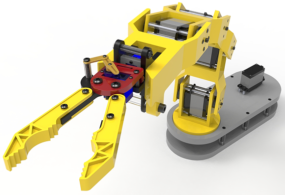 Artificial Robotic Arm˹Cе3DģD STEPʽ