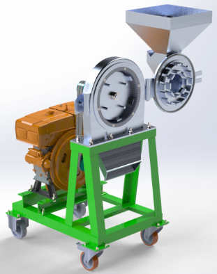 Disk mill machineAPĥC3DģD STEPʽ