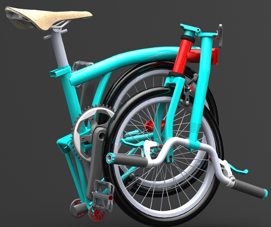 Brompton B75СۯB܇3DģD STEPʽ