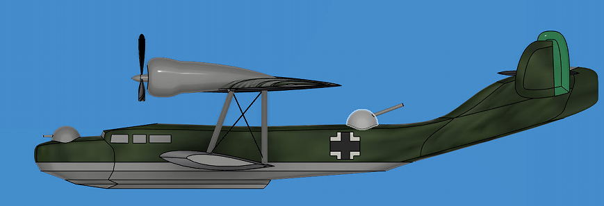 Dornier Do 24ˮꑃwC(j)ģ3DD STEP STLʽ