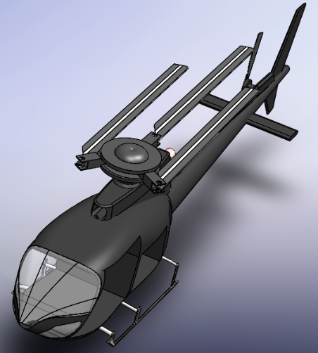 H125 HelicopterֱCģ3DD SolidworksOӋ