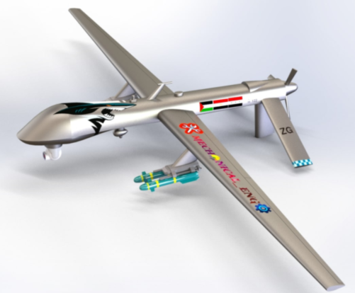 MQ-1b predator droneʳߟo˙Cģ3DD SolidworksOӋ