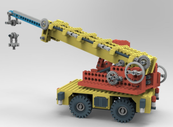 855̖(ho)Mobile CraneƄ(dng)ؙC(j)ƴbģ3DD SolidworksO(sh)Ӌ(j) STEP