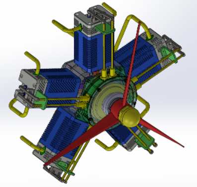 Radial Engine DesignΰlәCģ3DD SolidworksOӋ