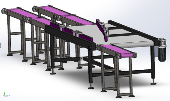 Merging Conveyor Solutionϲݔ͙C3D(sh)ģD SolidworksOӋ