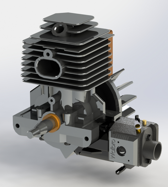 Two-stroke engine_̰lәCY3DD SolidworksOӋ