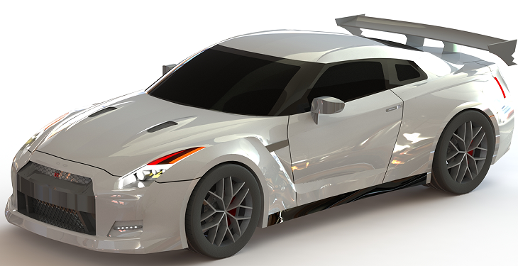 nissan-gtr-22܇ģ3DD SolidworksOӋ