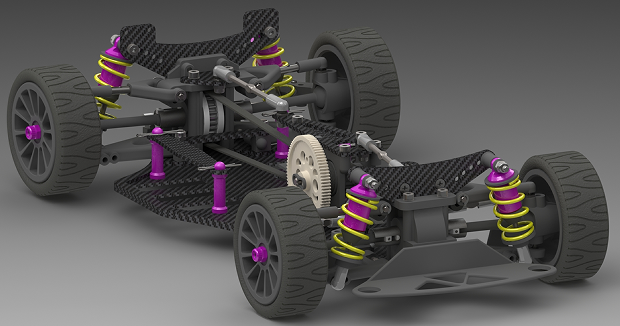 Electric 4WD RC늄݆bģ܇3DD SolidworksOӋ