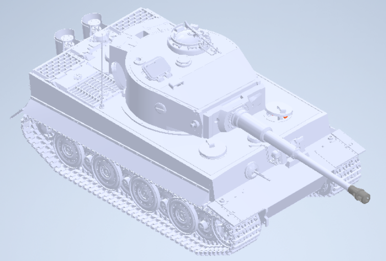 Tank Tiger ̹ģ3DģD STEPʽ