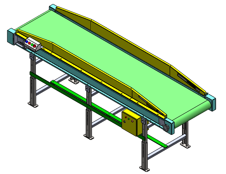 Power Belt Conveyor늄Ƥݔ͙C3DģD STEPʽ
