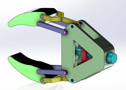 robot arm(jin)יC(j)еצA߽Y(ji)(gu)3DD SolidworksO(sh)Ӌ(j)