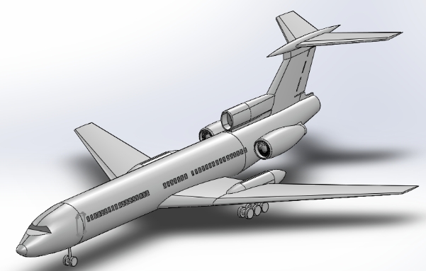 TU 154 D-154͙C3DD SolidworksOӋ