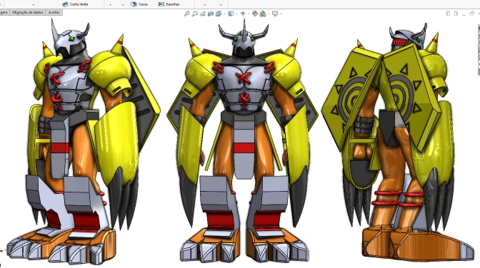 Wargreymon𶷱F3DģD STEPʽ