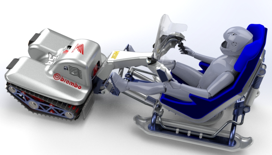 Snow Track DriftѩƯĎ܇(ch)3DD SolidworksO(sh)Ӌ(j)