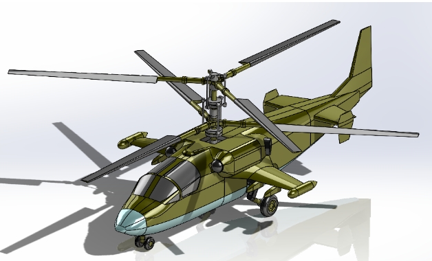Ka 52 AligatorֱCģ3DD SolidworksOӋ