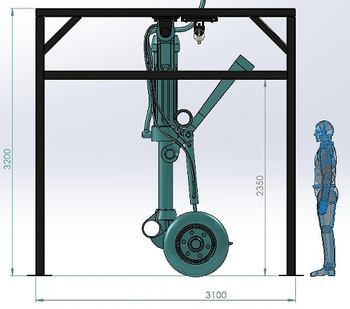 Landing Gear Shelf3D(sh)ģD SolidworksO(sh)Ӌ
