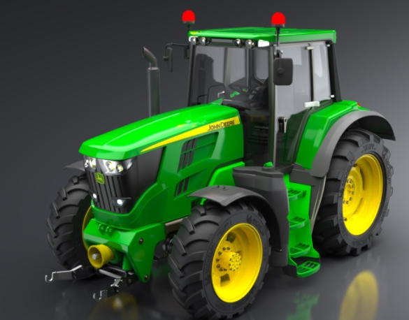 Tractor John Deere 6195C3DģD STEPʽ