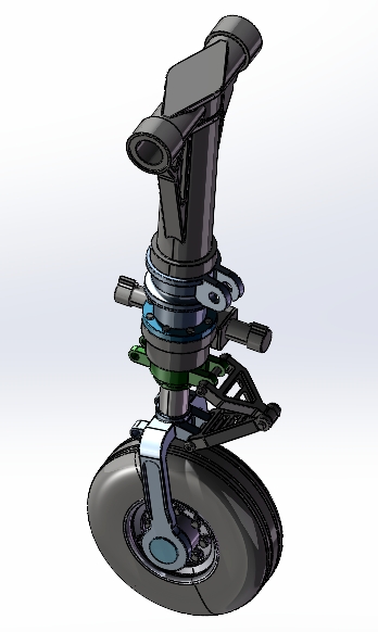 nose landing gear(zhn)C(j)C(j)^3D(sh)ģD igs STPʽ
