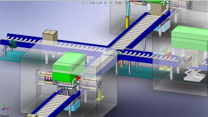 Carton SealingLͲʽڙC(j)3D(sh)ģD SolidworksO(sh)Ӌ