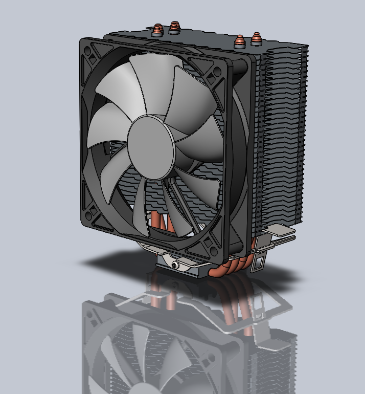 CPUɢ3D(sh)ģD SolidworksO(sh)Ӌ(j)