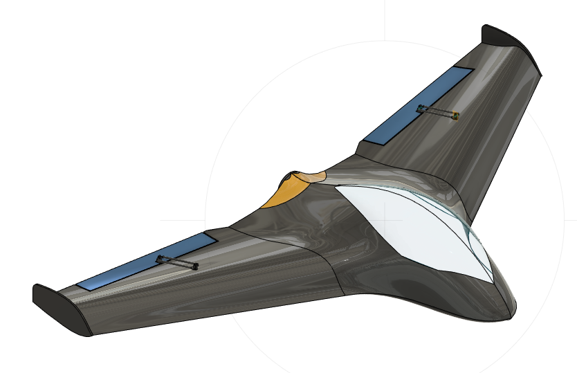 Fixed Wing Drone̶o(w)˙C(j)3D(sh)ģD STEPʽ