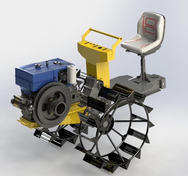 Walking TractorַC(j)^Y(ji)(gu)3DD STEPʽ