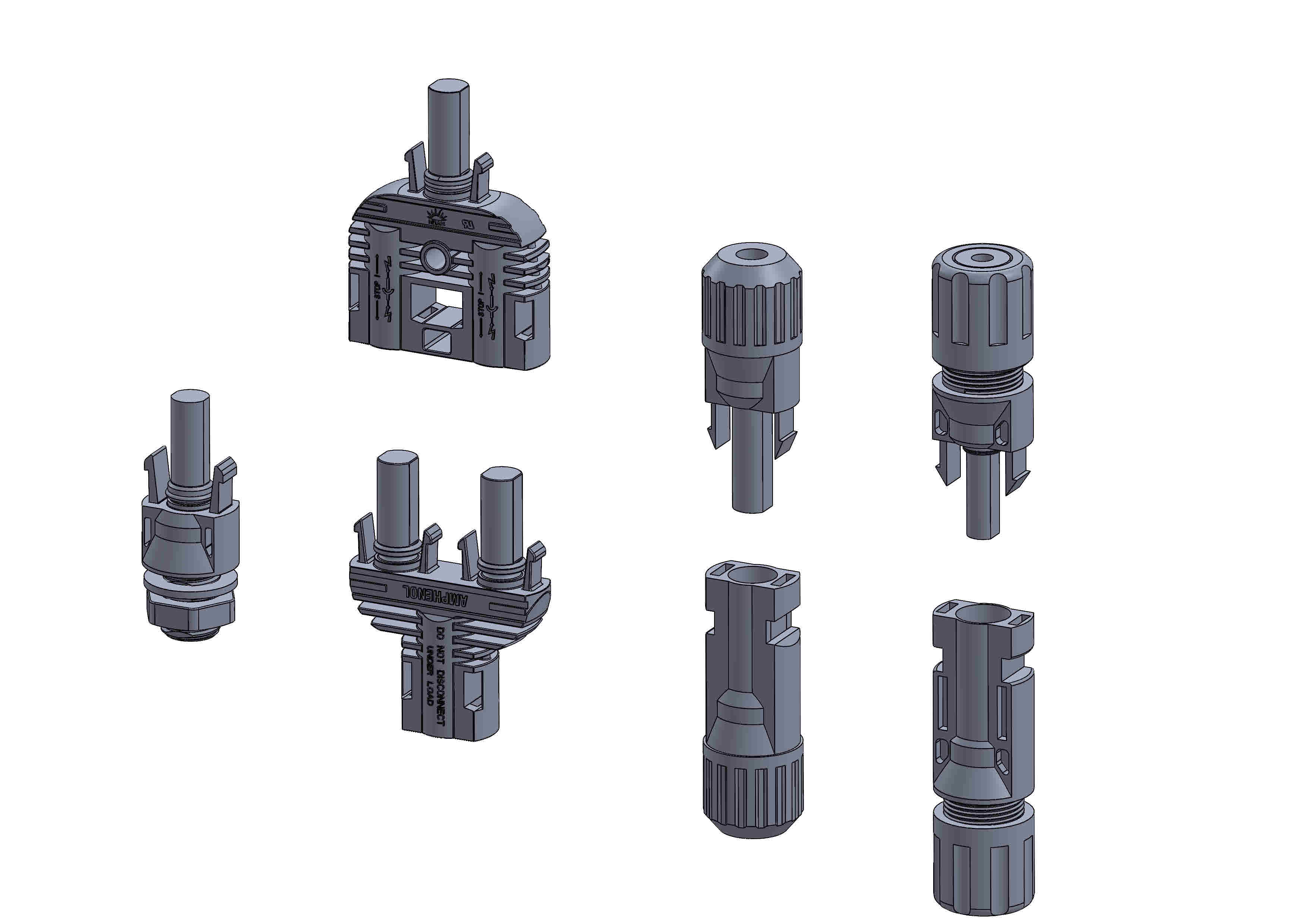 MC4 connectors MC4B3D(sh)ģD IGS x_tʽ