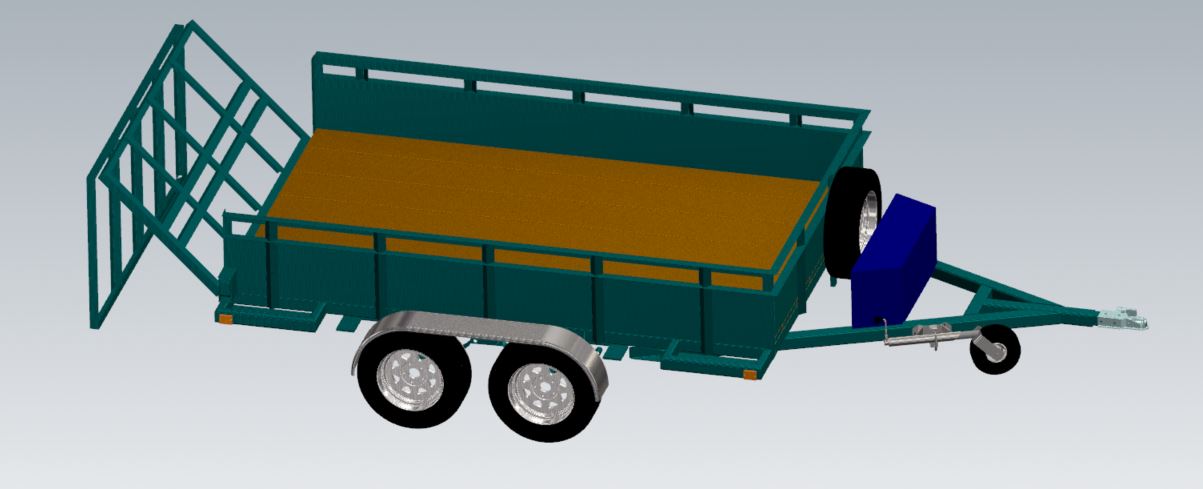 Utility Trailer๦܇3D(sh)ģD STPʽ